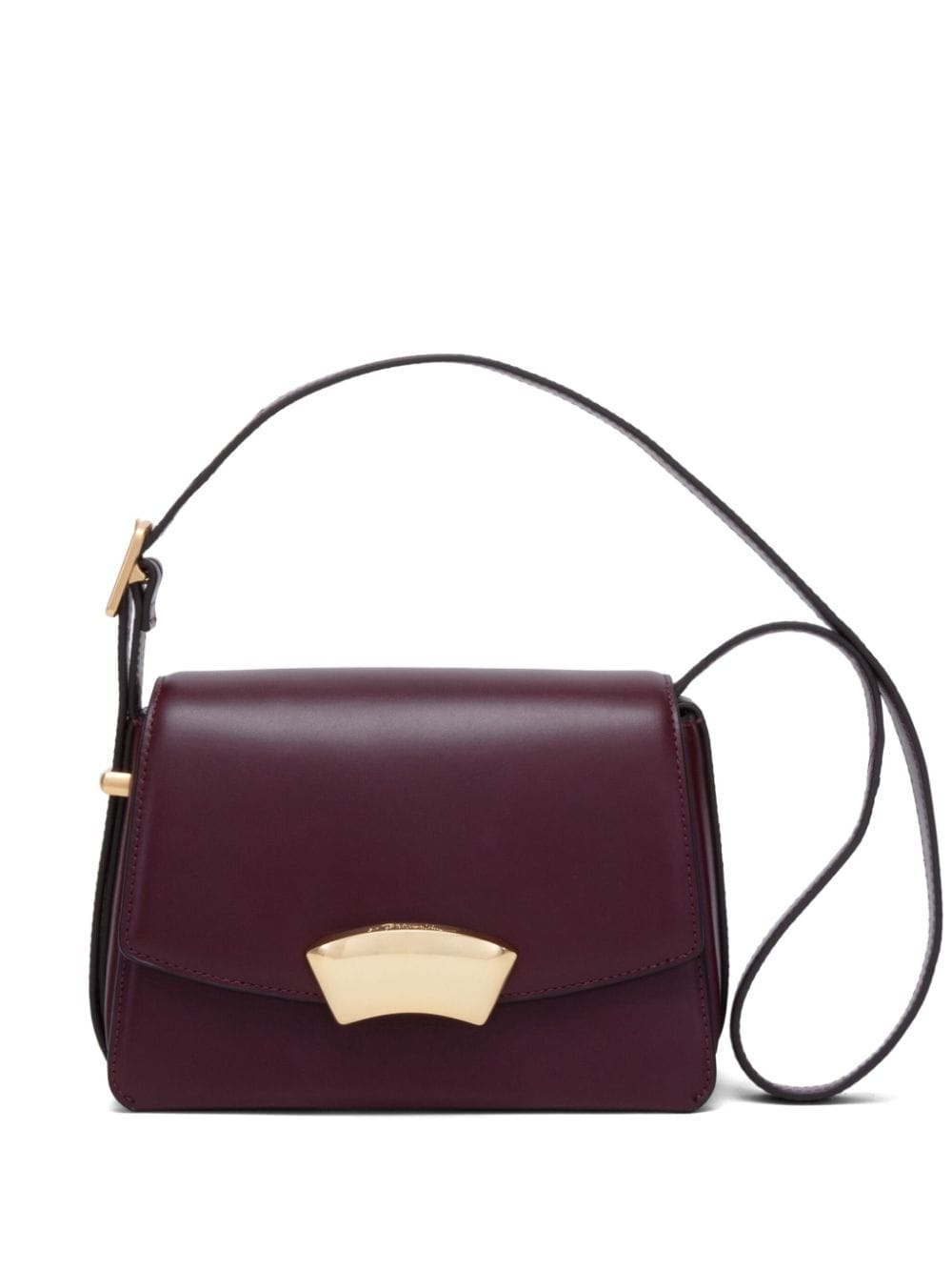 ID leather shoulder bag - 5