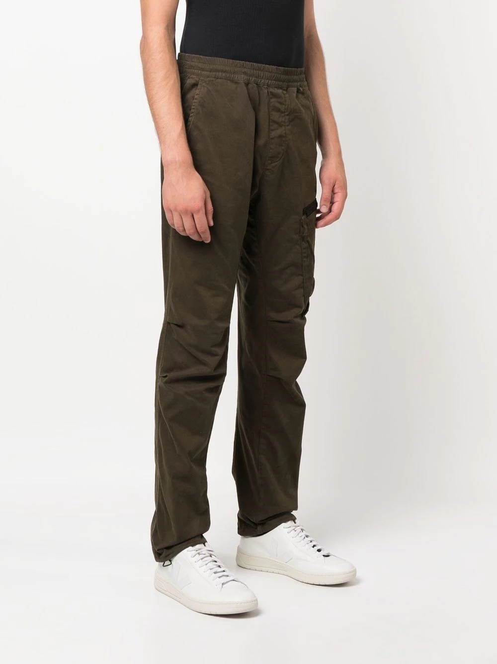 Lens-detail cargo trousers - 3