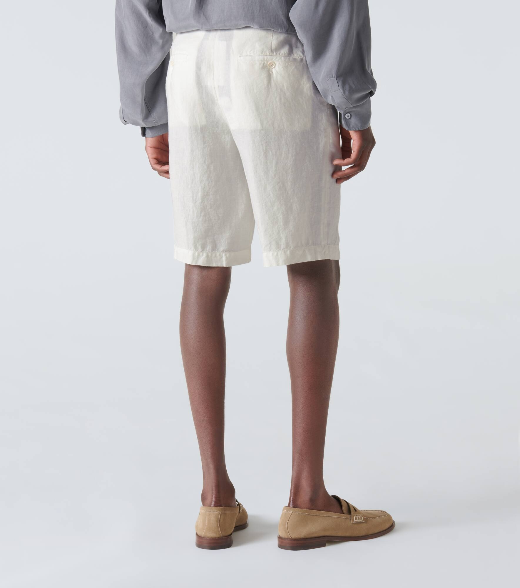 Linen Bermuda shorts - 4