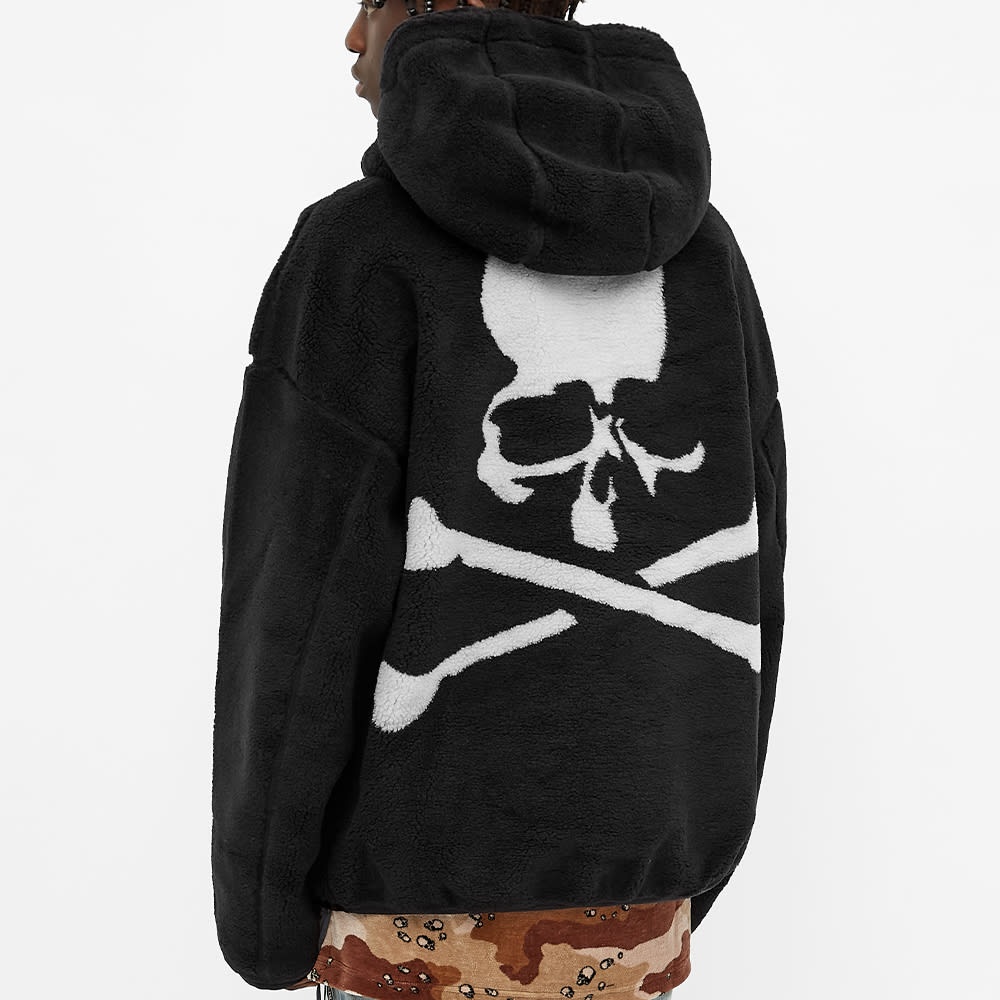 MASTERMIND WORLD Sherpa Skull Popover Hoody - 6