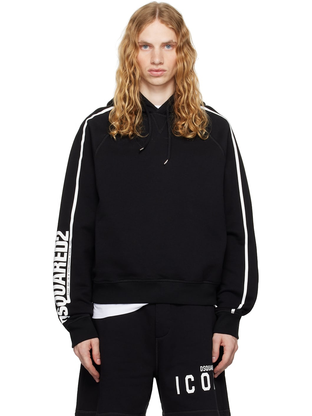 Black Cipro Raglan Fit Hoodie - 1