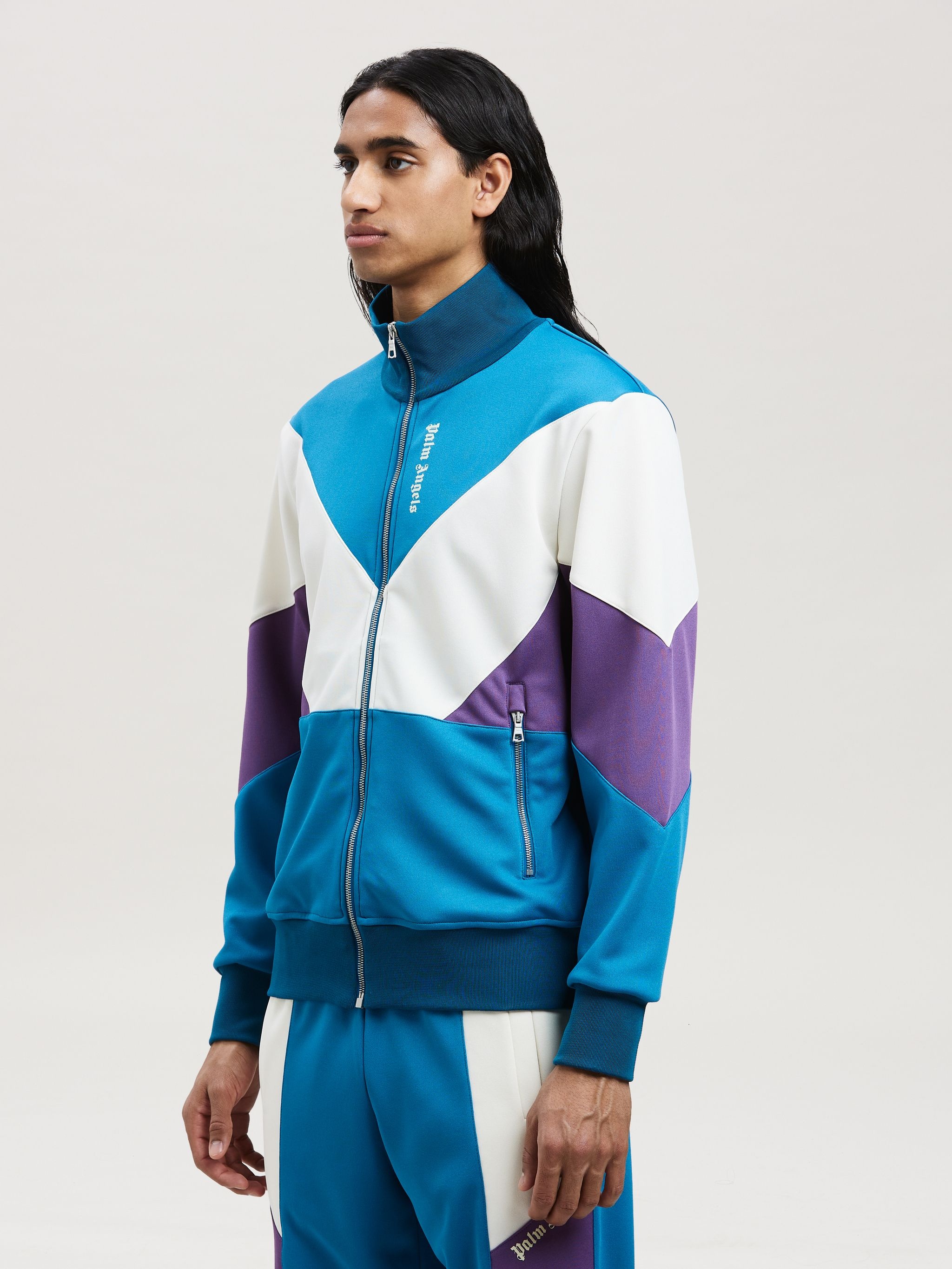 V COLORBLOCK TRACK JACKET - 4