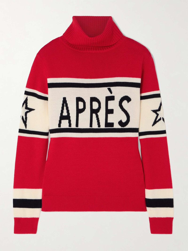 Schild intarsia merino 양모 turtleneck 스웨터 1