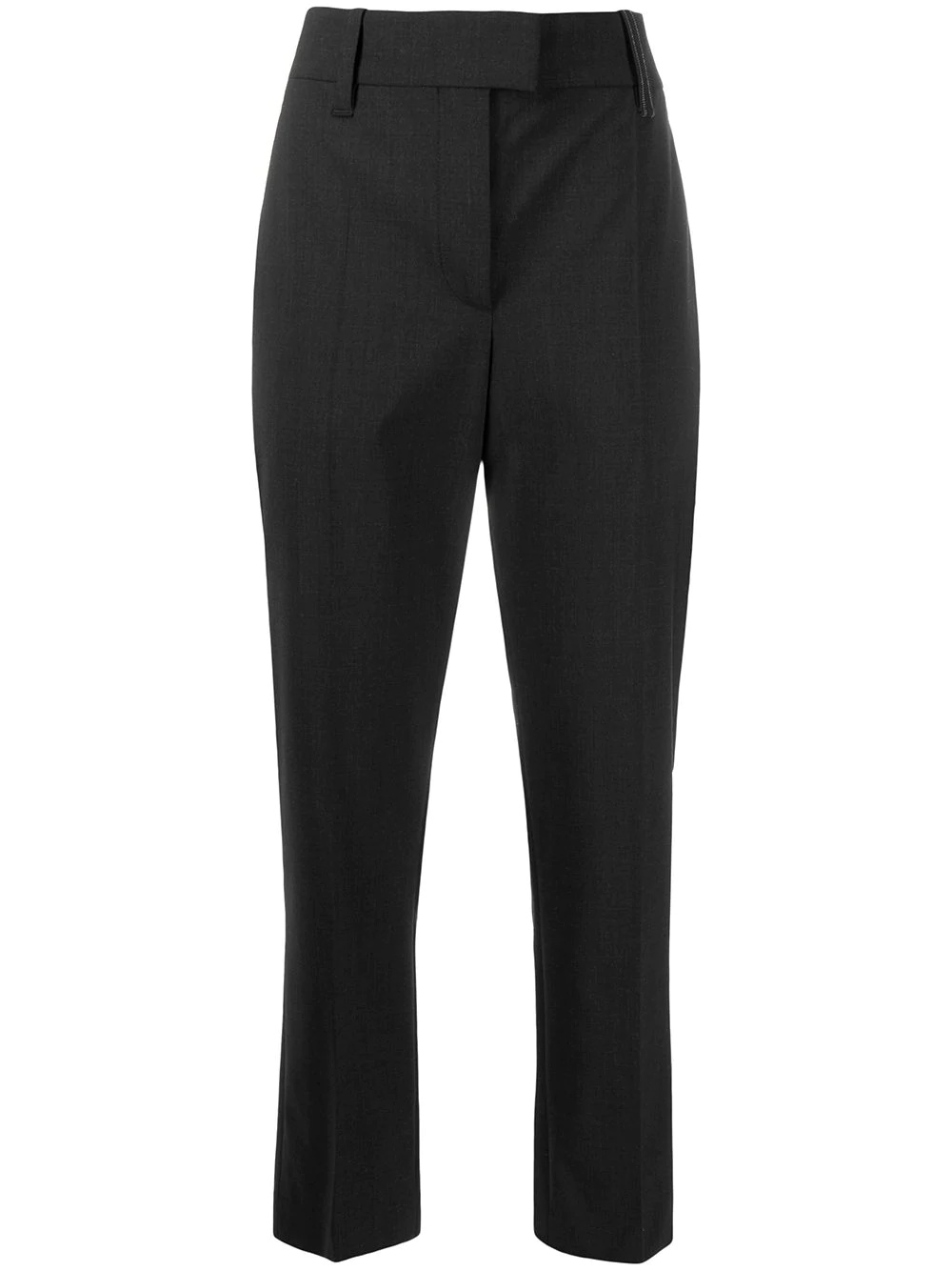 high-rise tailored trousers - 1