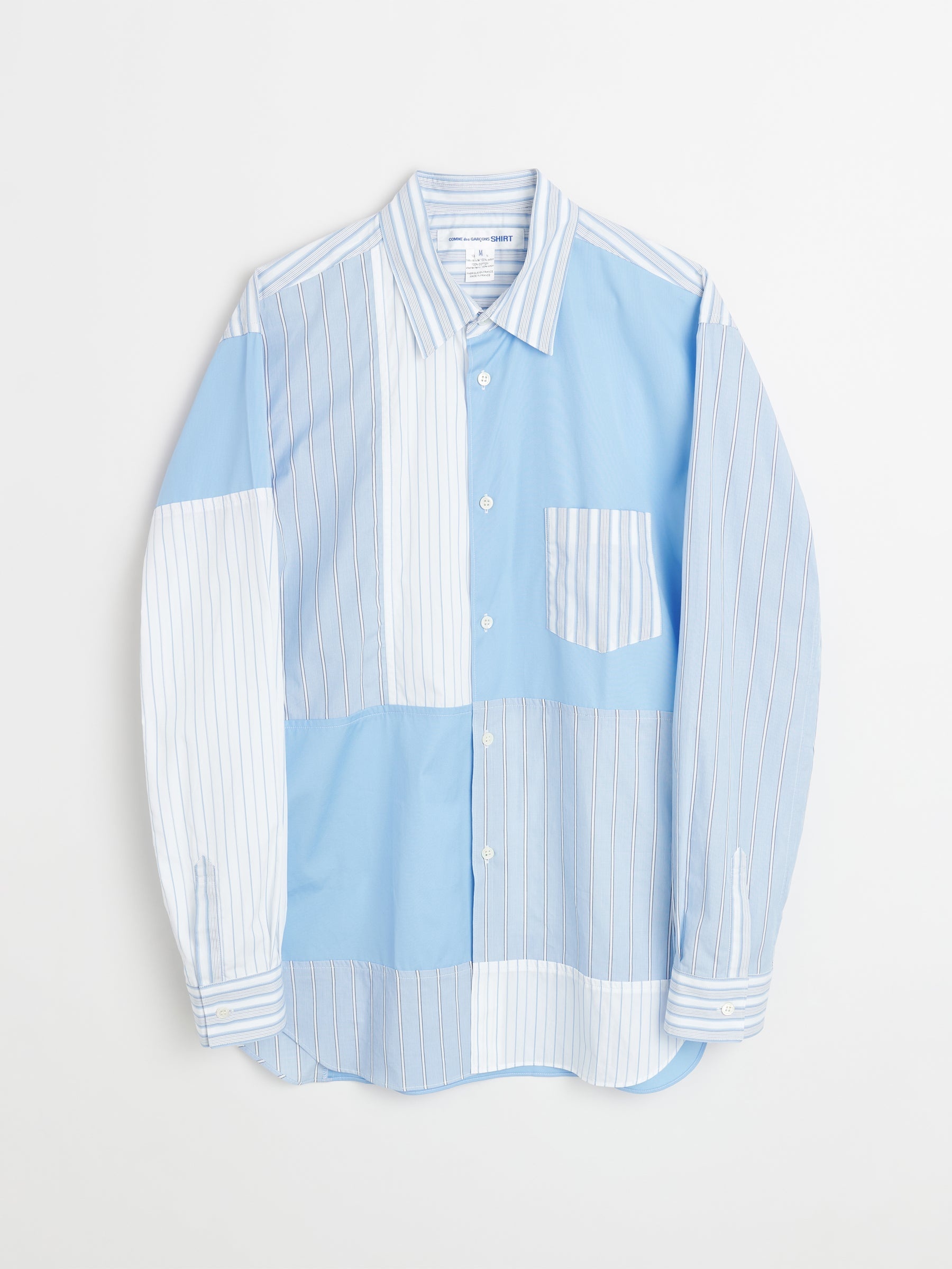 COMME DES GARÇONS SHIRT SHIRT STRIPE / BLUE - 1