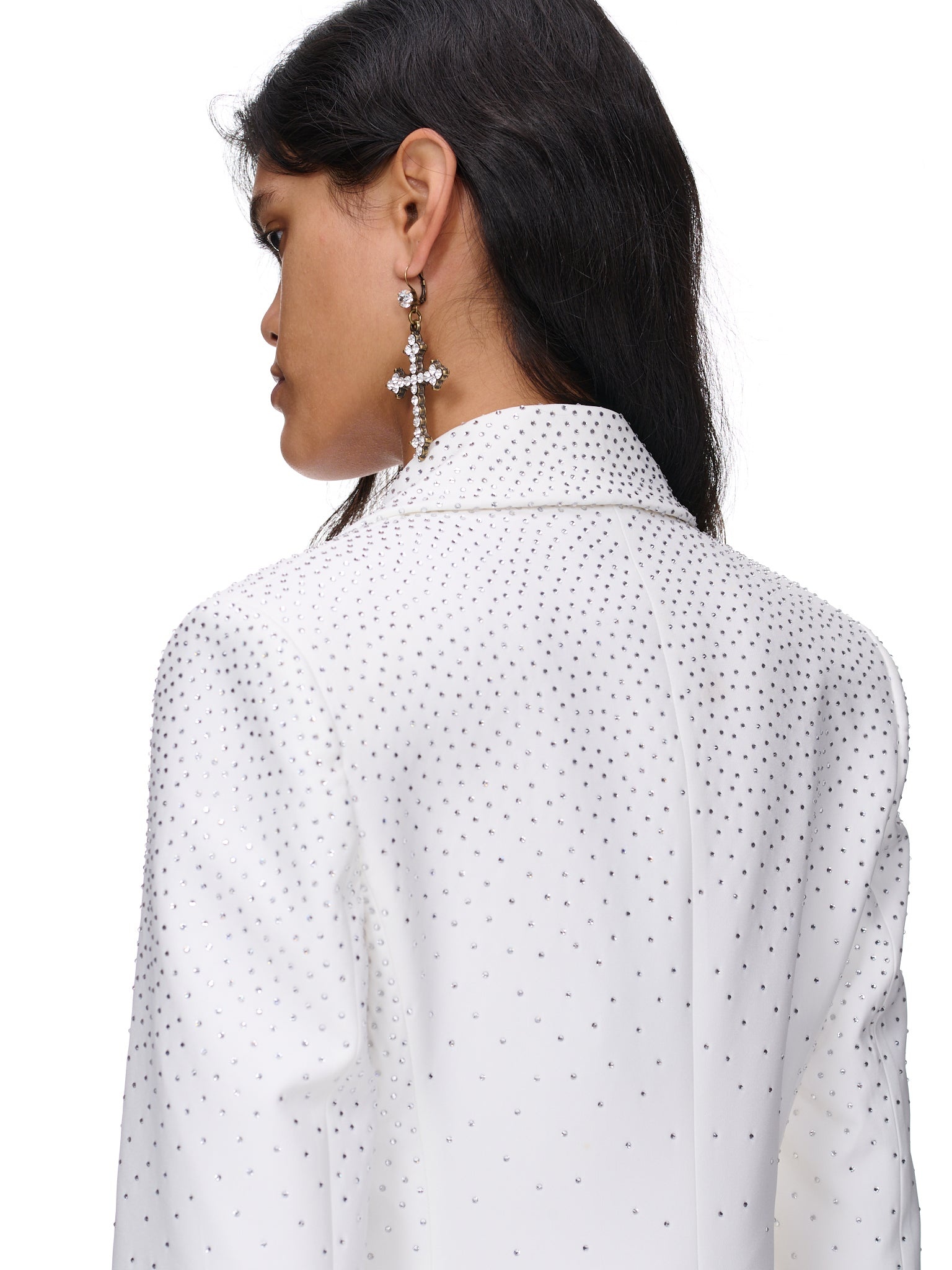 Rhinestone Overcoat - 5