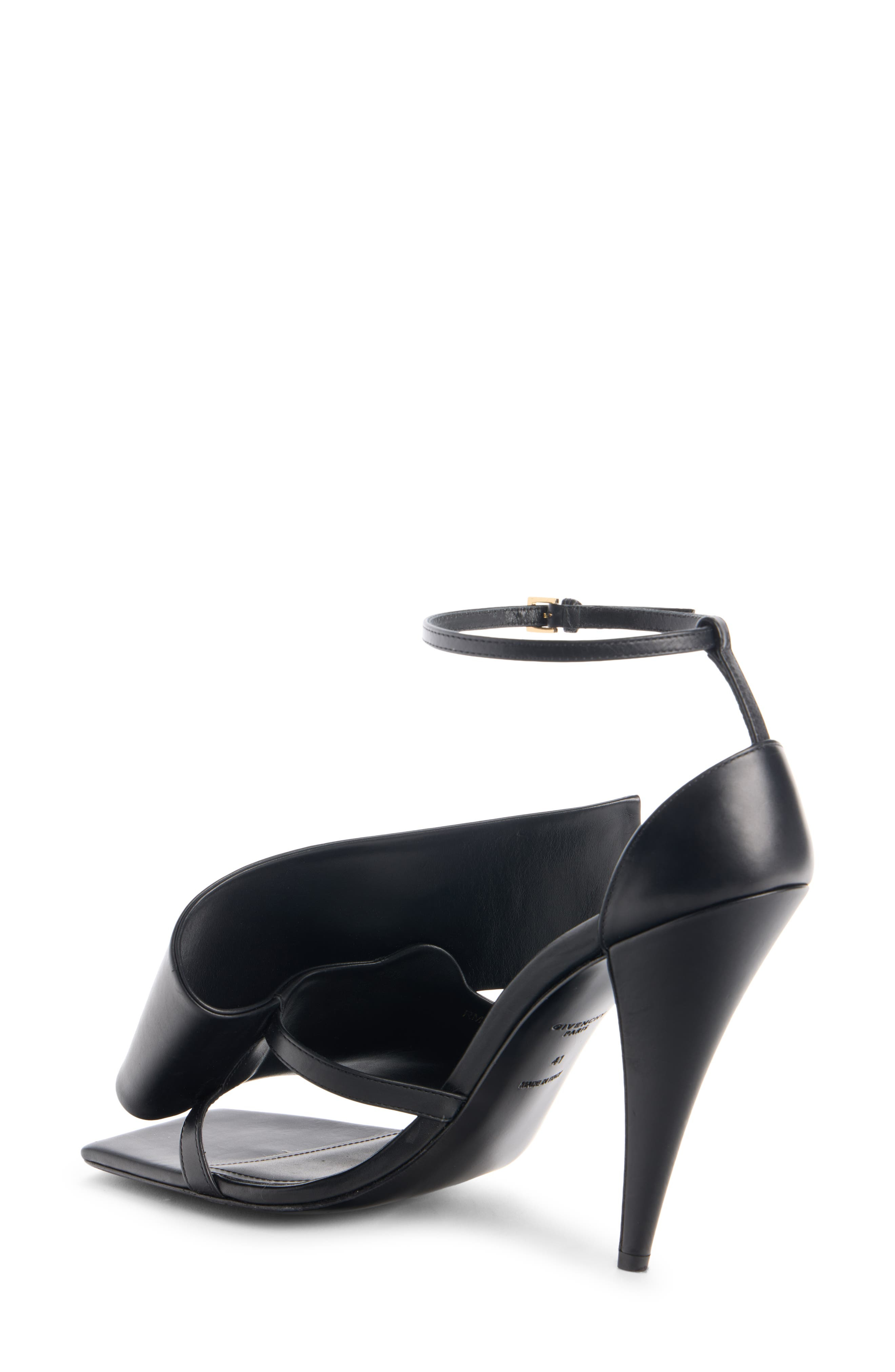 Givenchy Twisted Ribbon Ankle Strap Sandal in Black at Nordstrom - 3