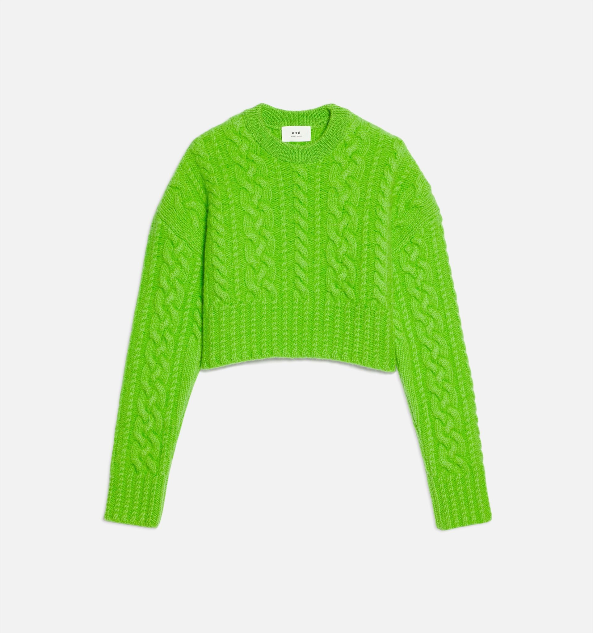cable-knit virgin wool jumper - 2