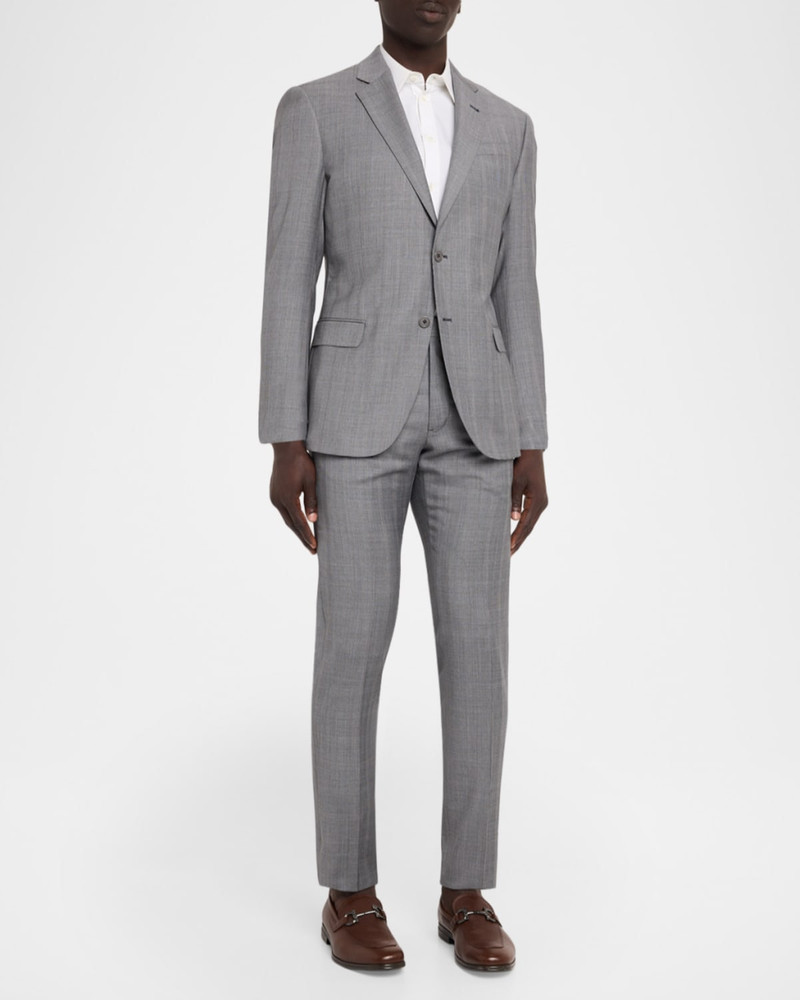 EMPORIO ARMANI Men & apos;s G Line Wool Glen Check Two-Piece Suit outlook