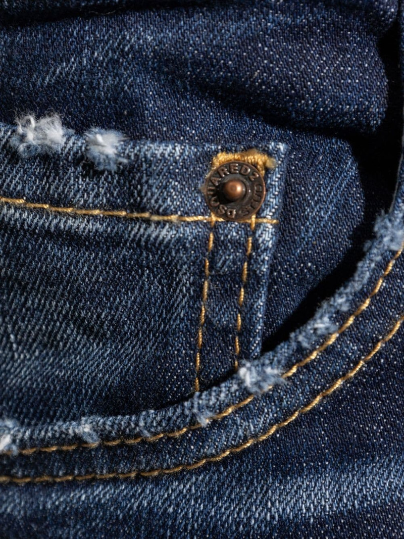 logo-patch cotton jeans 5