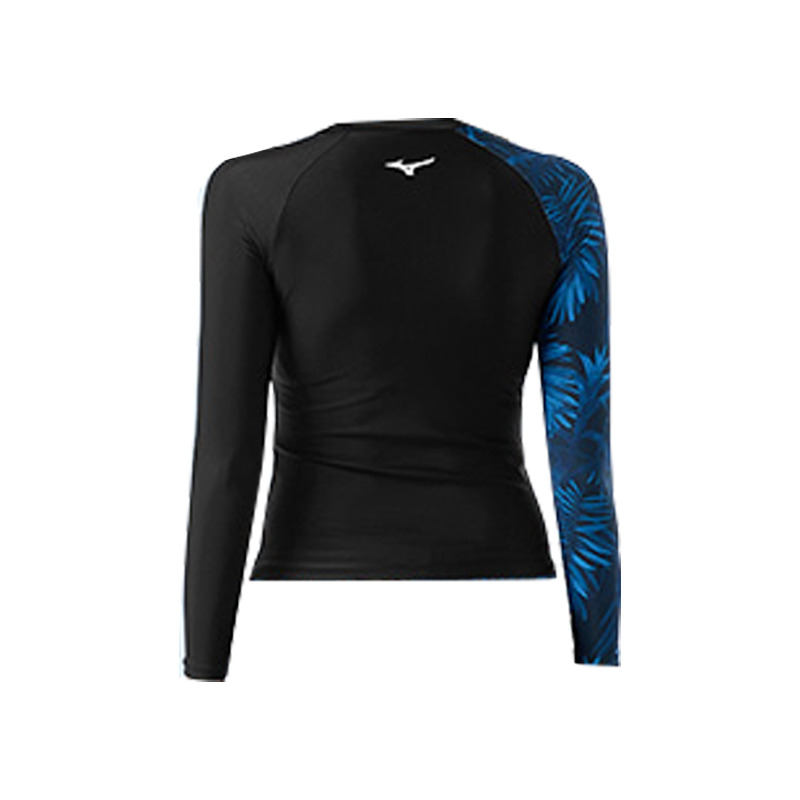 (WMNS) Mizuno Long Sleeve Two Piece Set Swimsuit 'Blue' N2CG3302 - 3