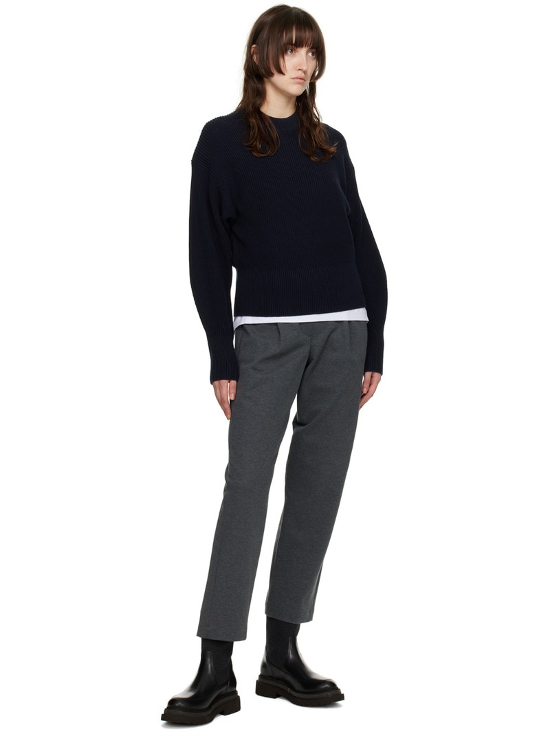 Brunello Cucinelli Black Leather Chelsea Boots outlook