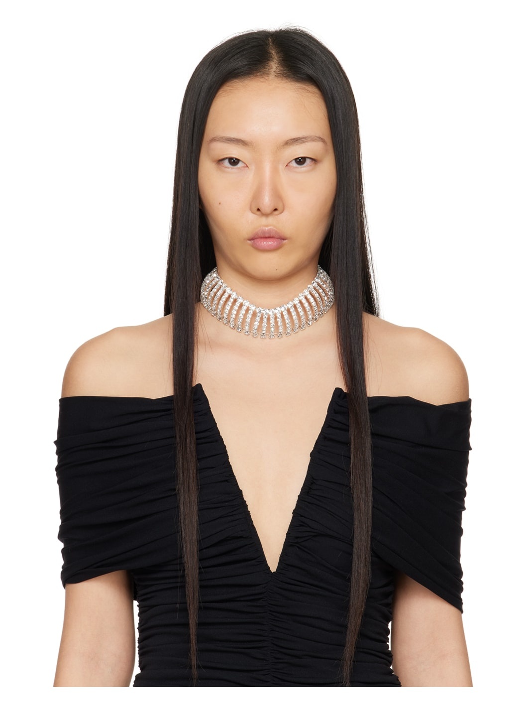 Silver Domed Choker - 3
