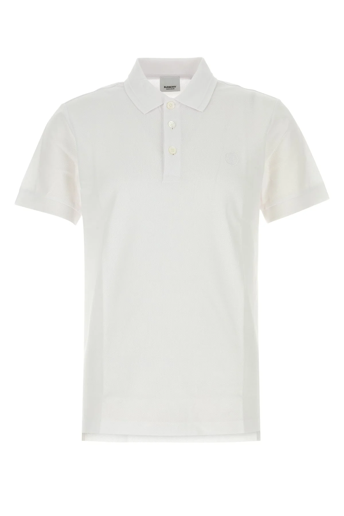 White piquet polo shirt - 1