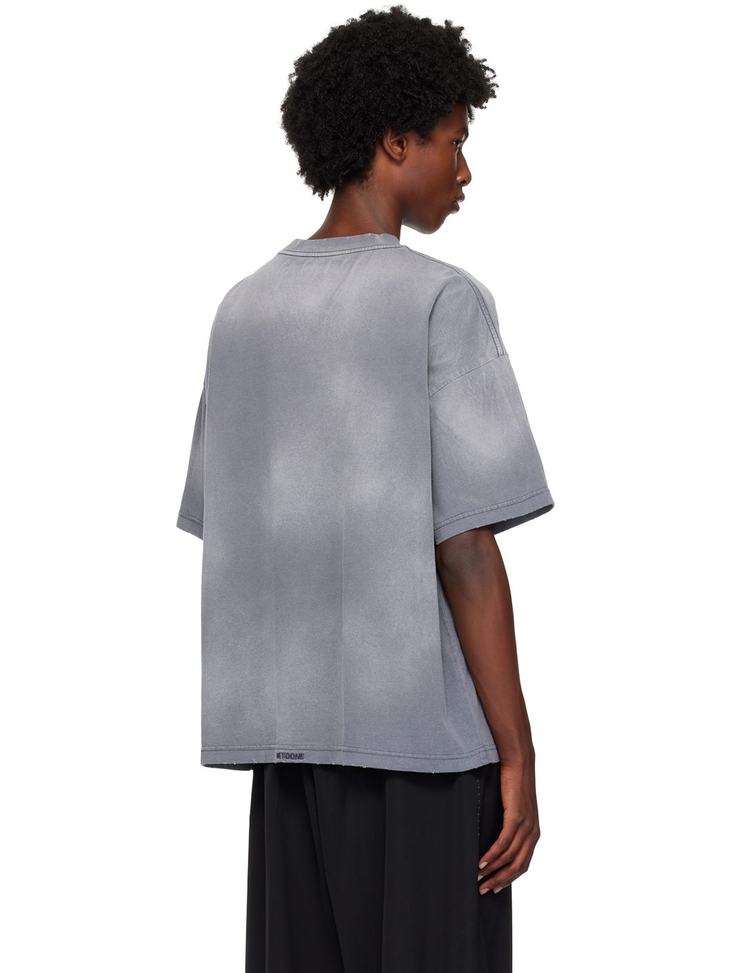 Gray Dyed T-Shirt - 3