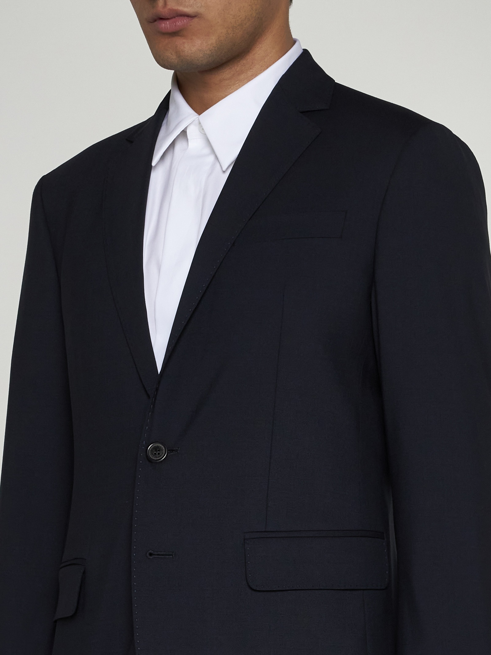 Paris wool single-breasted suit - 4