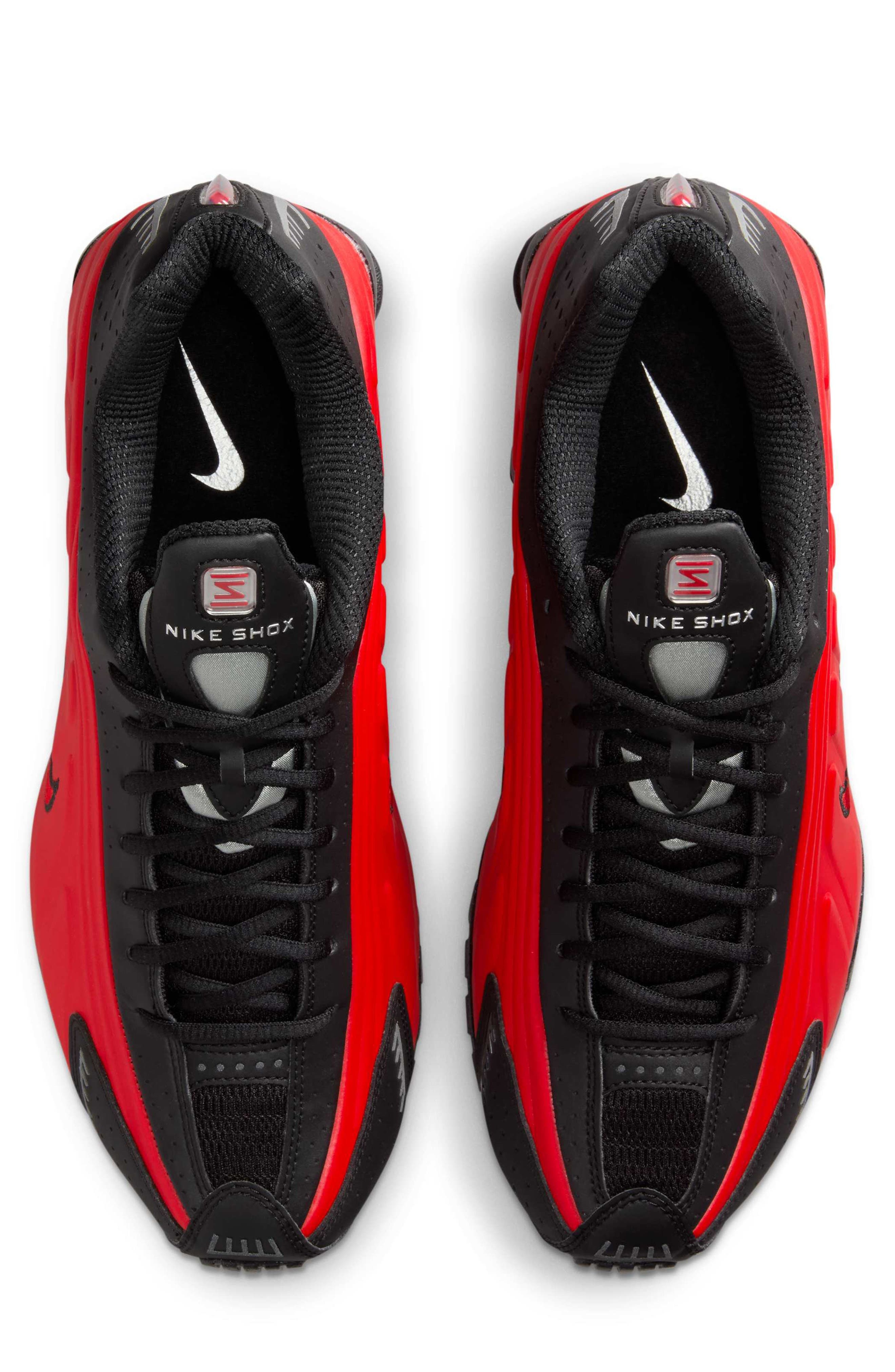 Nike Shox R4 Sneaker in University Red/Black at Nordstrom - 3