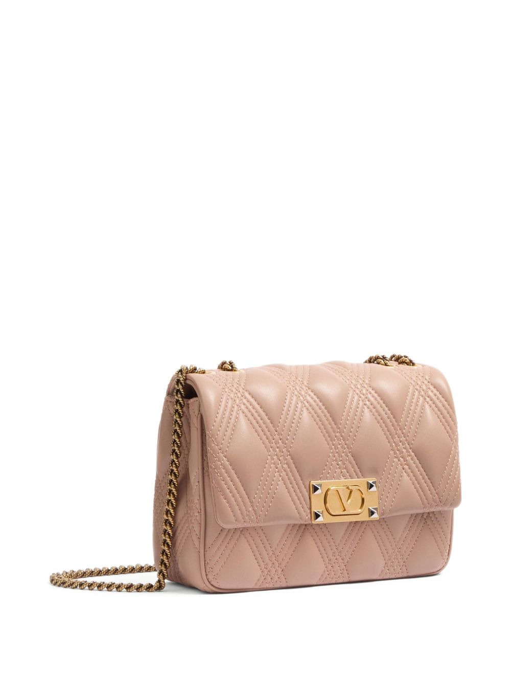 quilted leather shoulder bag - 5