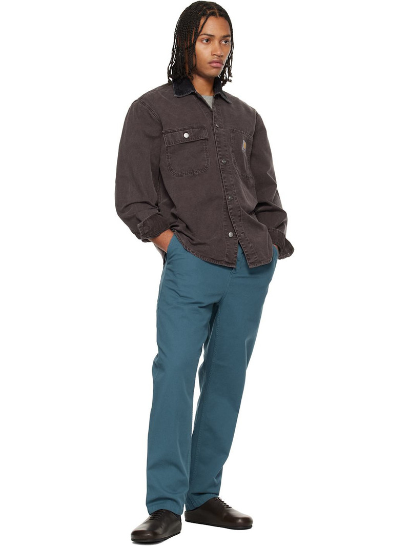Carhartt WIP Blue Flint Trousers outlook