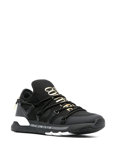 VERSACE JEANS COUTURE logo-print low-top sneakers outlook