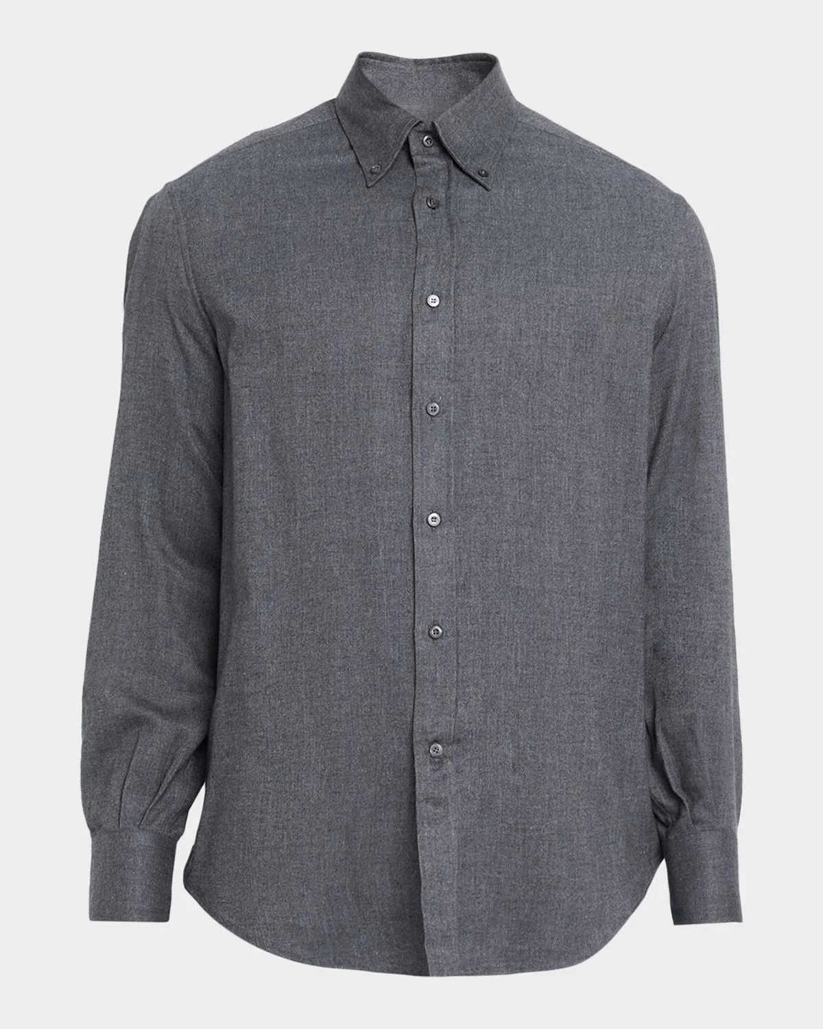 Men's Flannel Chevron Button-Down Shirt - 1