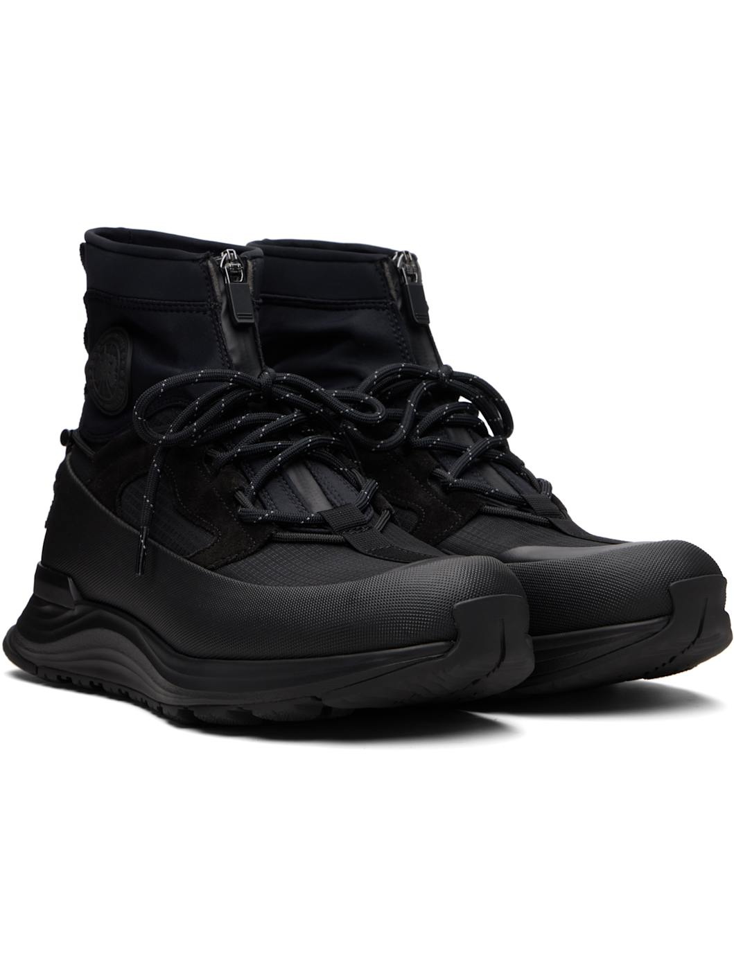 Black Glacier Trail High Sneakers - 4