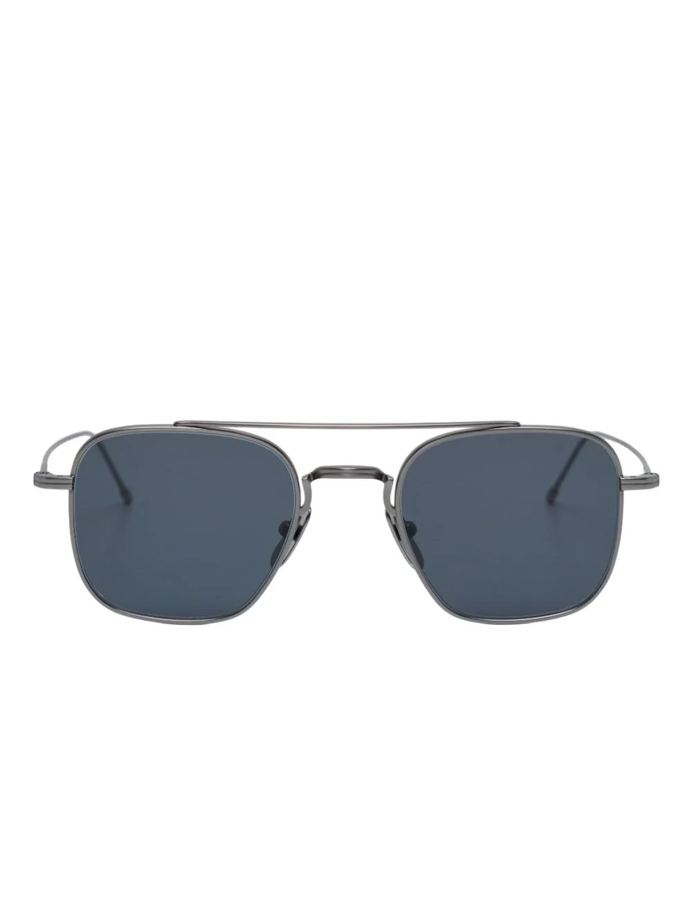 pilot-frame titanium sunglasses - 1