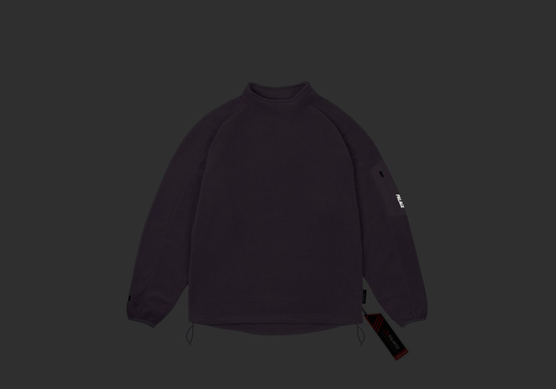 PALACE POLARTEC MOCK NECK PURPLE outlook