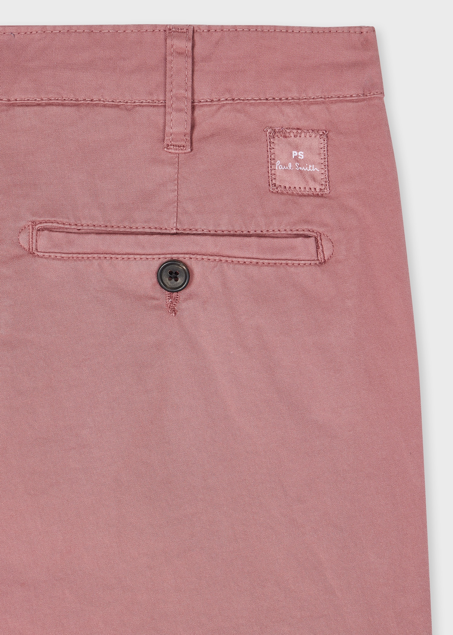 Dusty Pink Organic Cotton-Stretch Shorts - 2