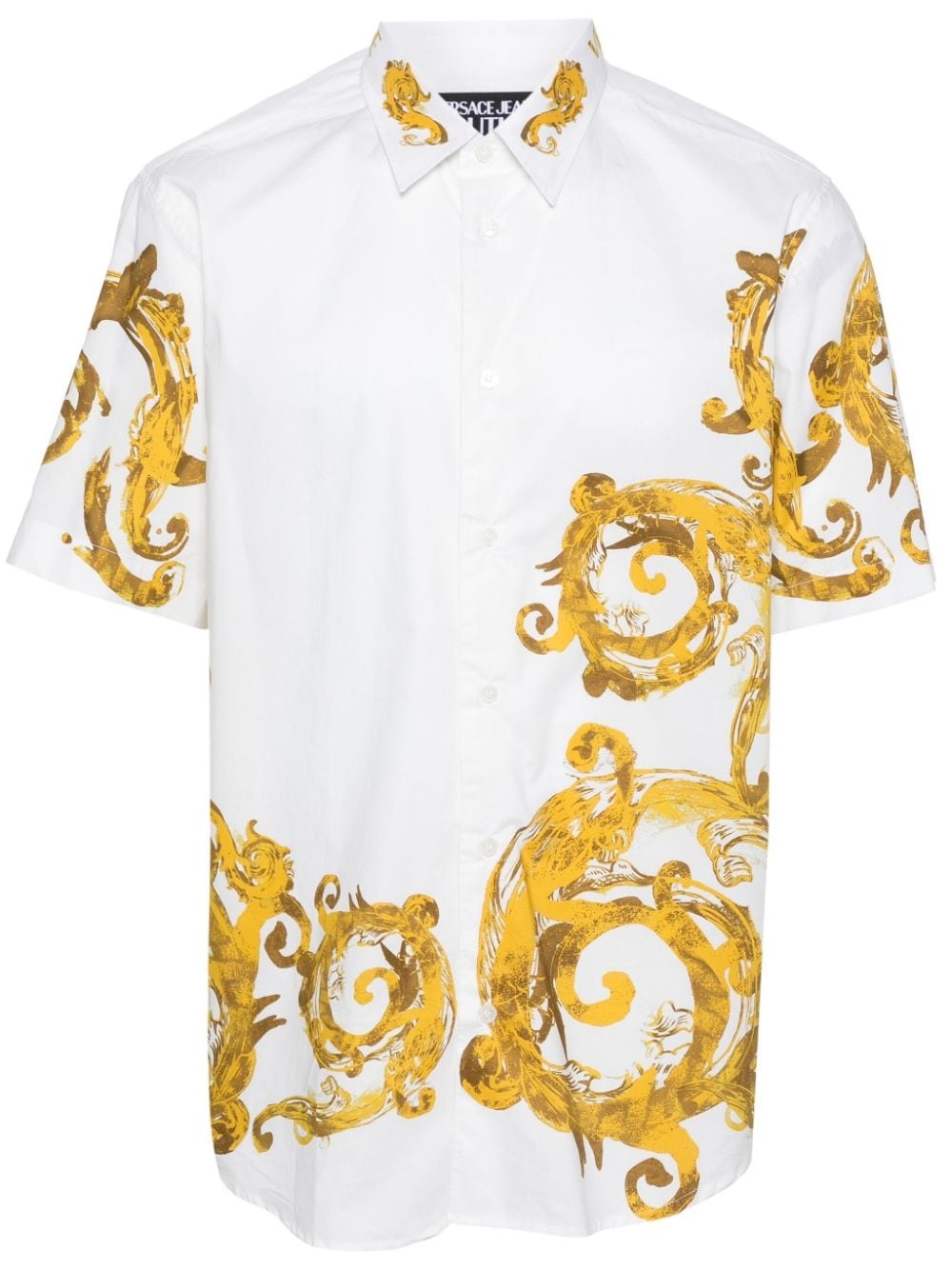 Watercolor Couture-print cotton shirt - 1