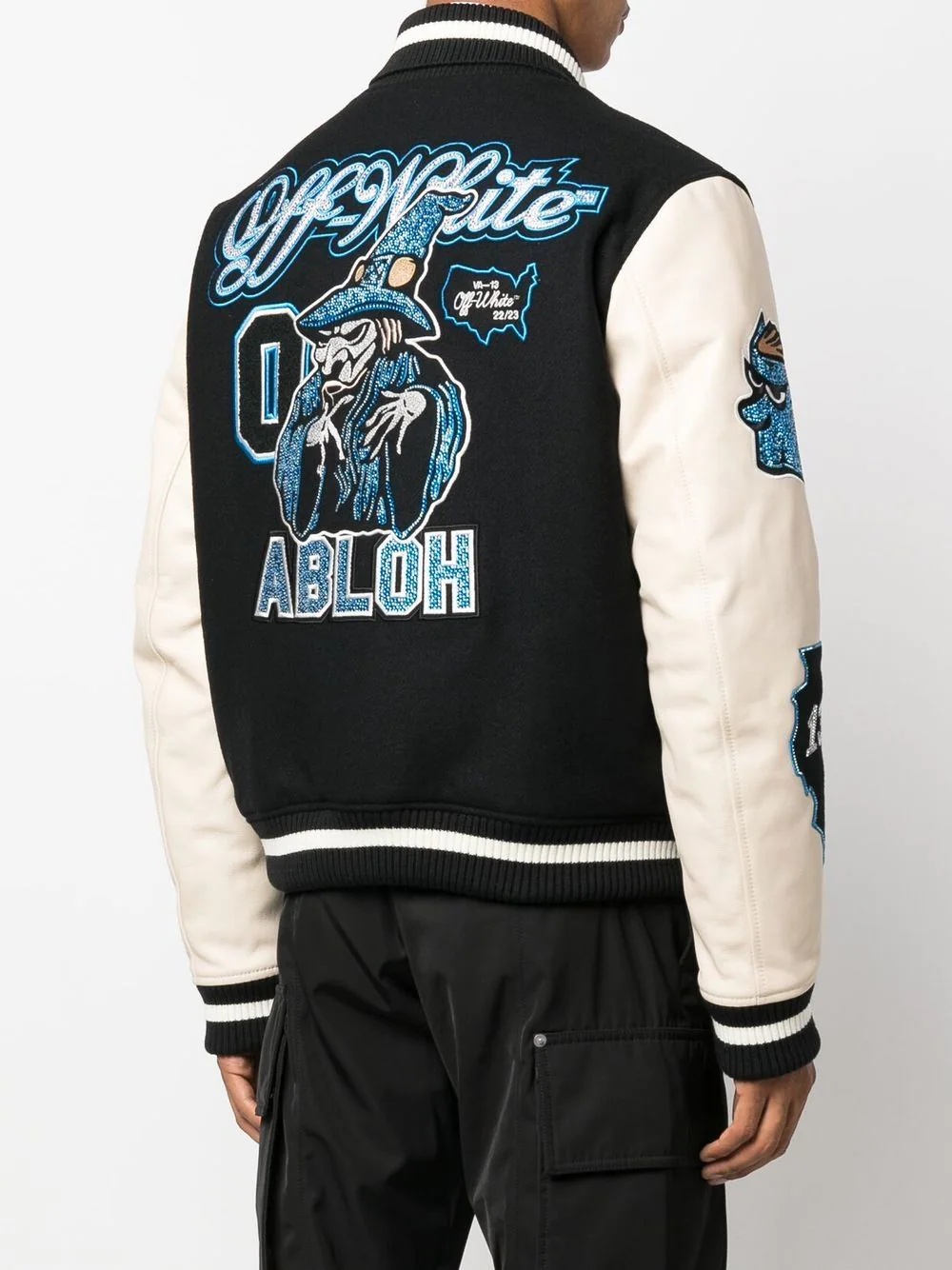 logo-patch varsity jacket - 4