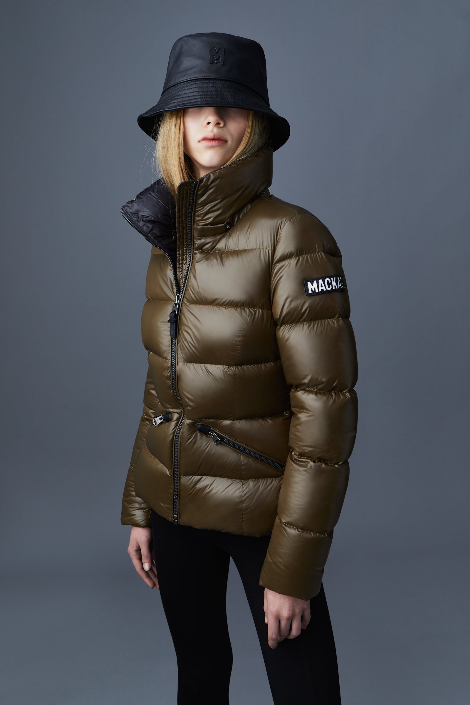 MADALYN lustrous light down jacket with hood for ladies - 9