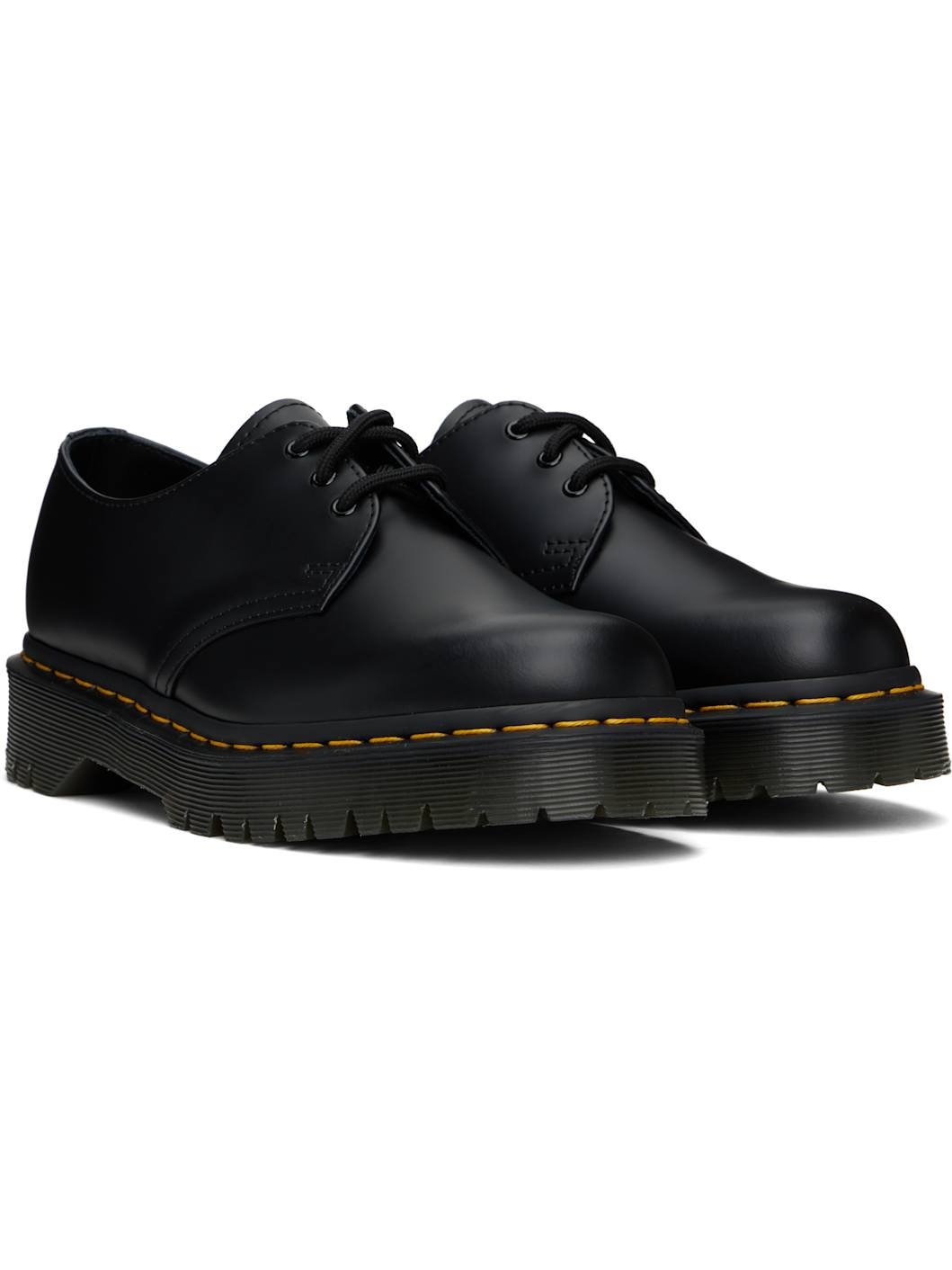 Black 1461 Bex Smooth Leather Derbys - 4