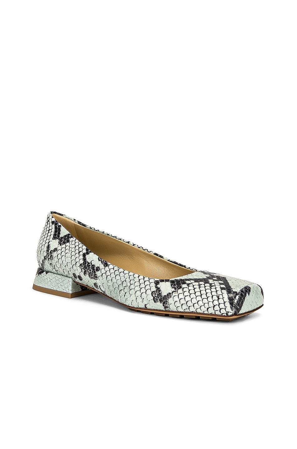 Tower Square Toe Ballerina Flats - 2