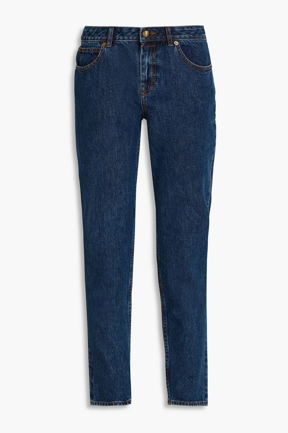 Mid-rise tapered jeans - 1
