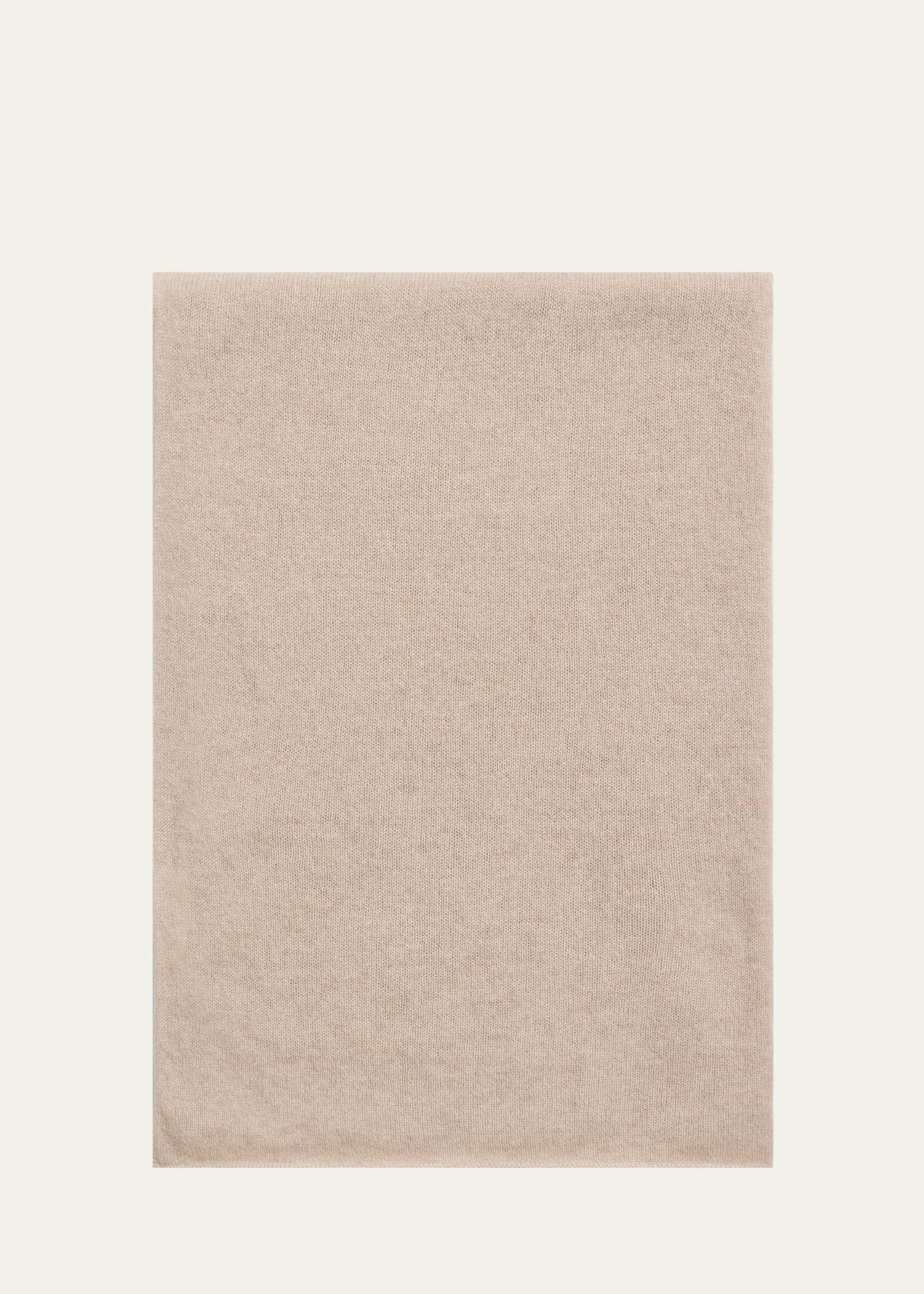 Solid Cashmere Scarf - 1