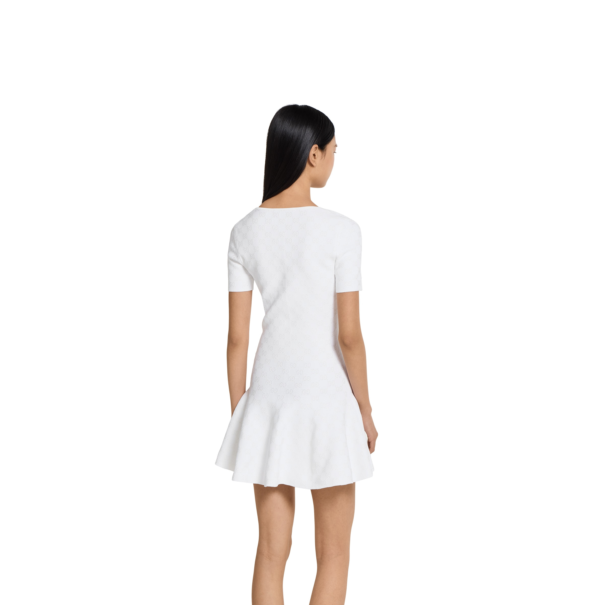 Stretch GG jacquard dress - 4
