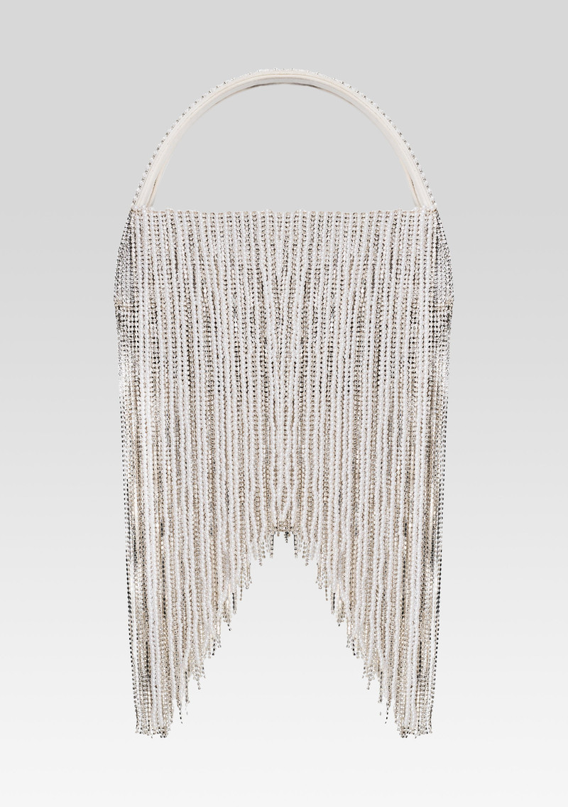 ESTEL MEDIUM PEARL FRINGE BAG 1