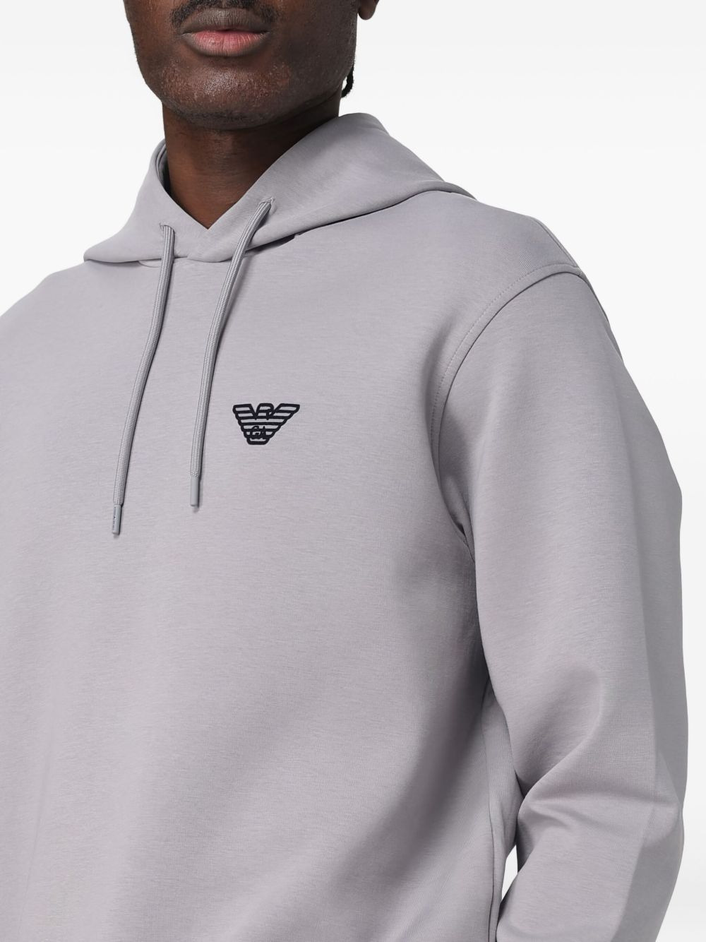 logo-print hoodie - 4