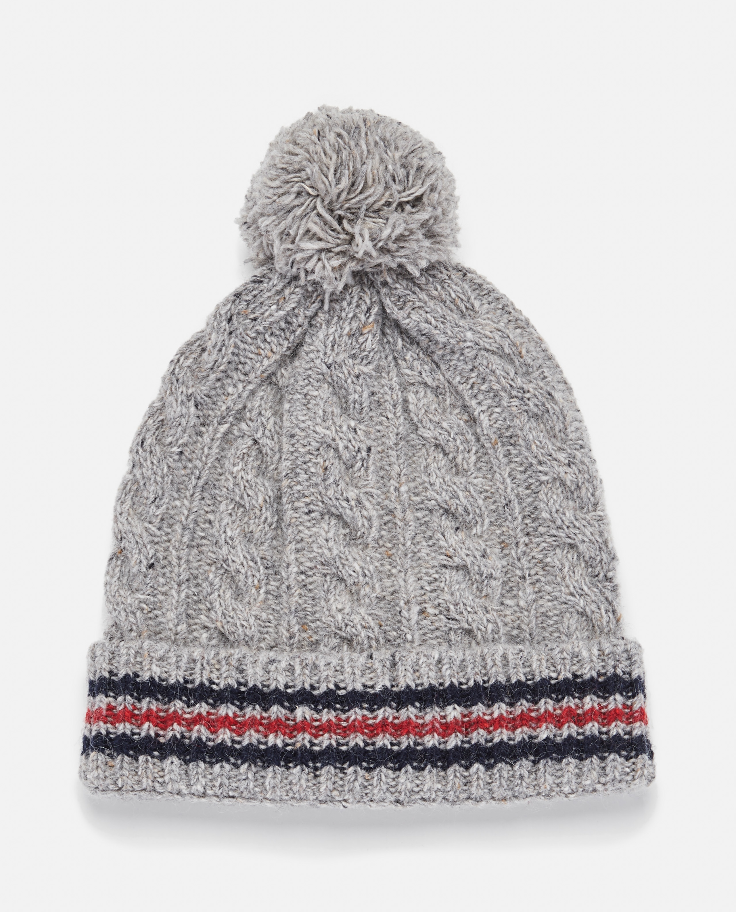 KNIT MOHAIR AND WOOL BEANIE - 1