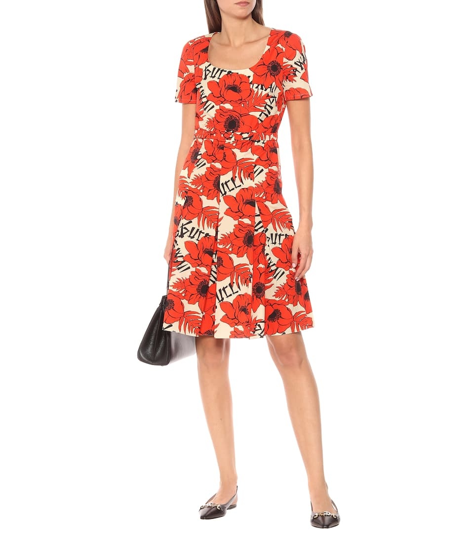 Floral cotton midi dress - 2