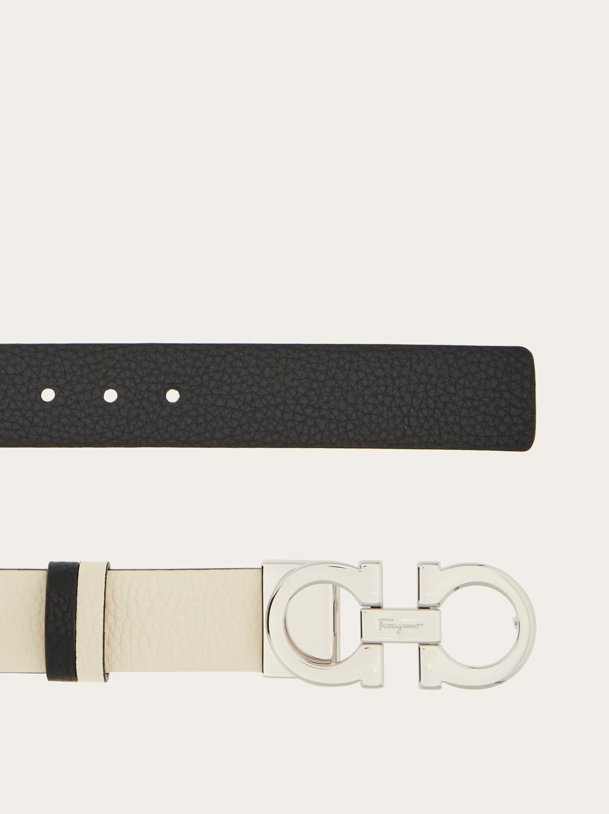 Reversible and adjustable Gancini belt - 2