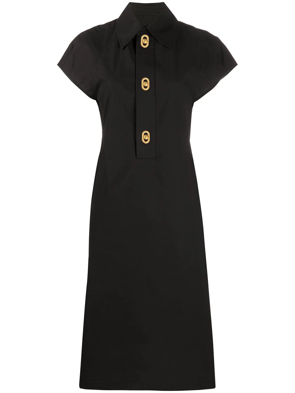 buttoned shirt dress - 2