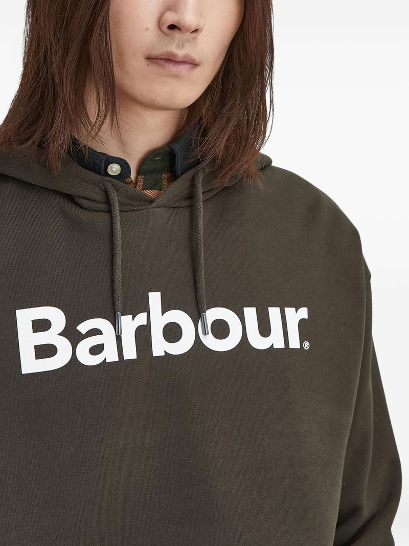logo-print hoodie 4
