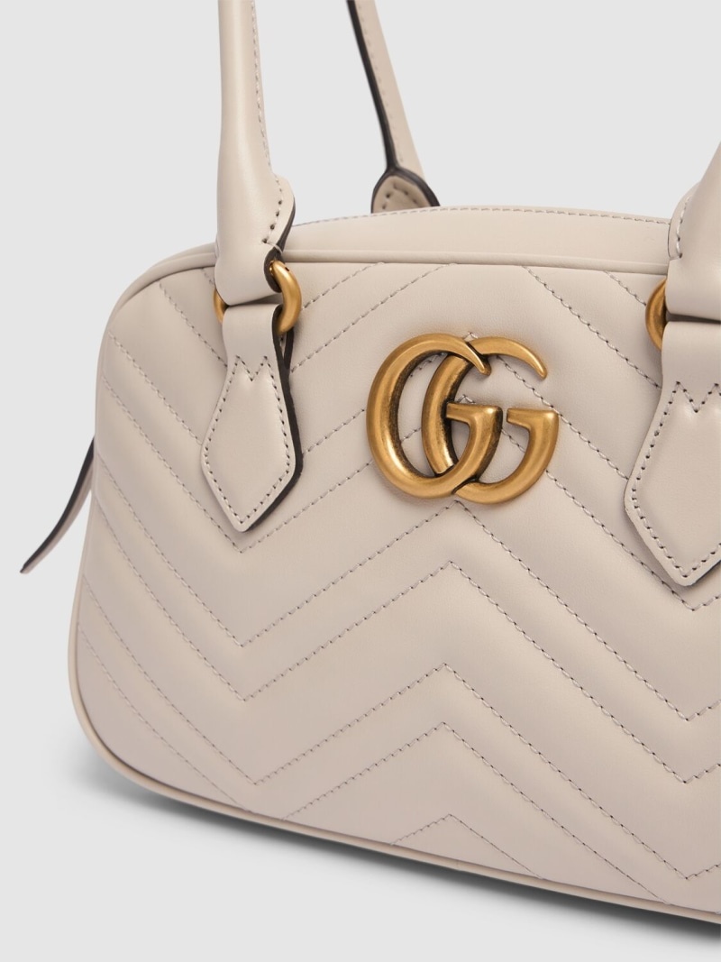 Small GG Marmont leather top handle bag - 4