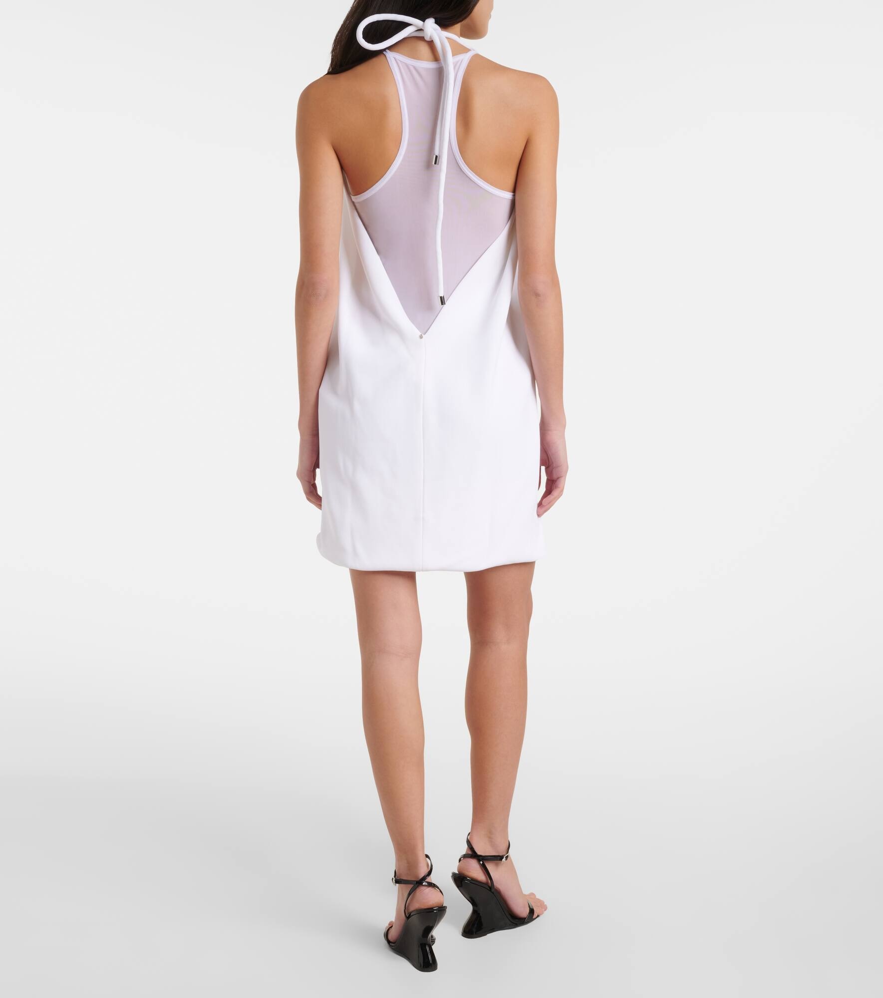 Arizona draped halterneck minidress - 3