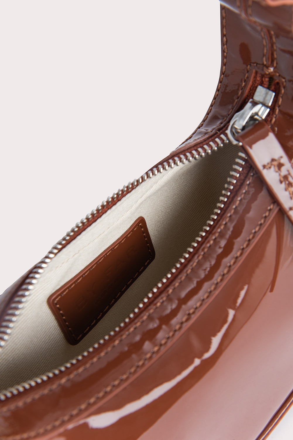 Mini Soho Chocolate Patent Leather - 8