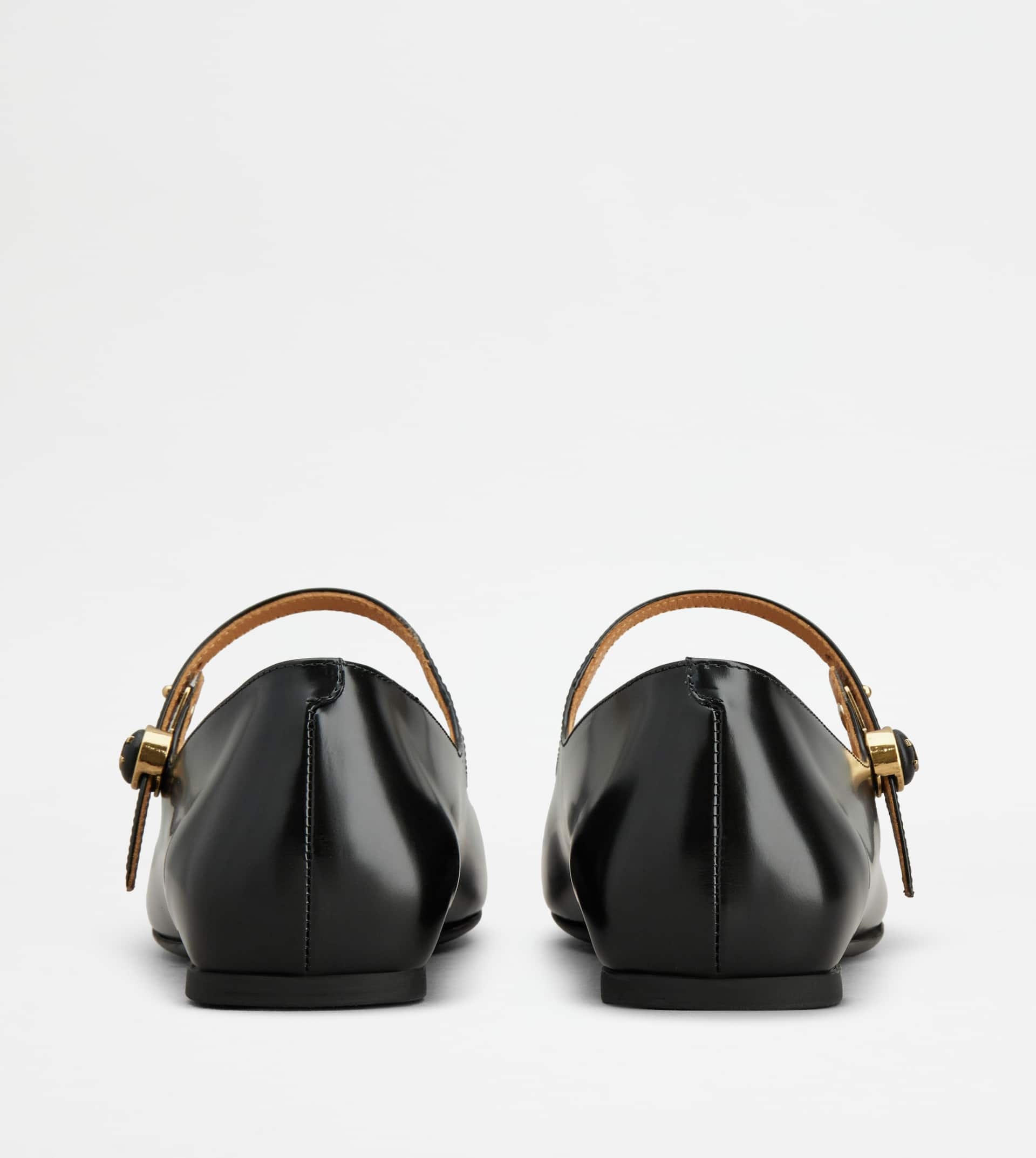 BALLERINAS IN LEATHER - BLACK - 2