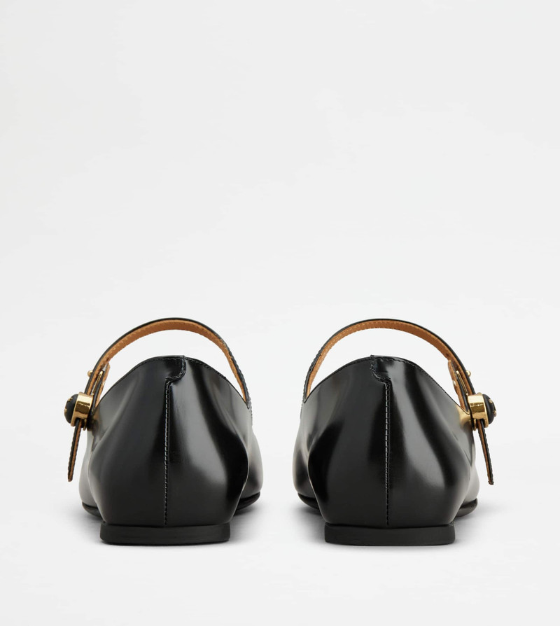 Tod's BALLERINAS IN LEATHER - BLACK outlook