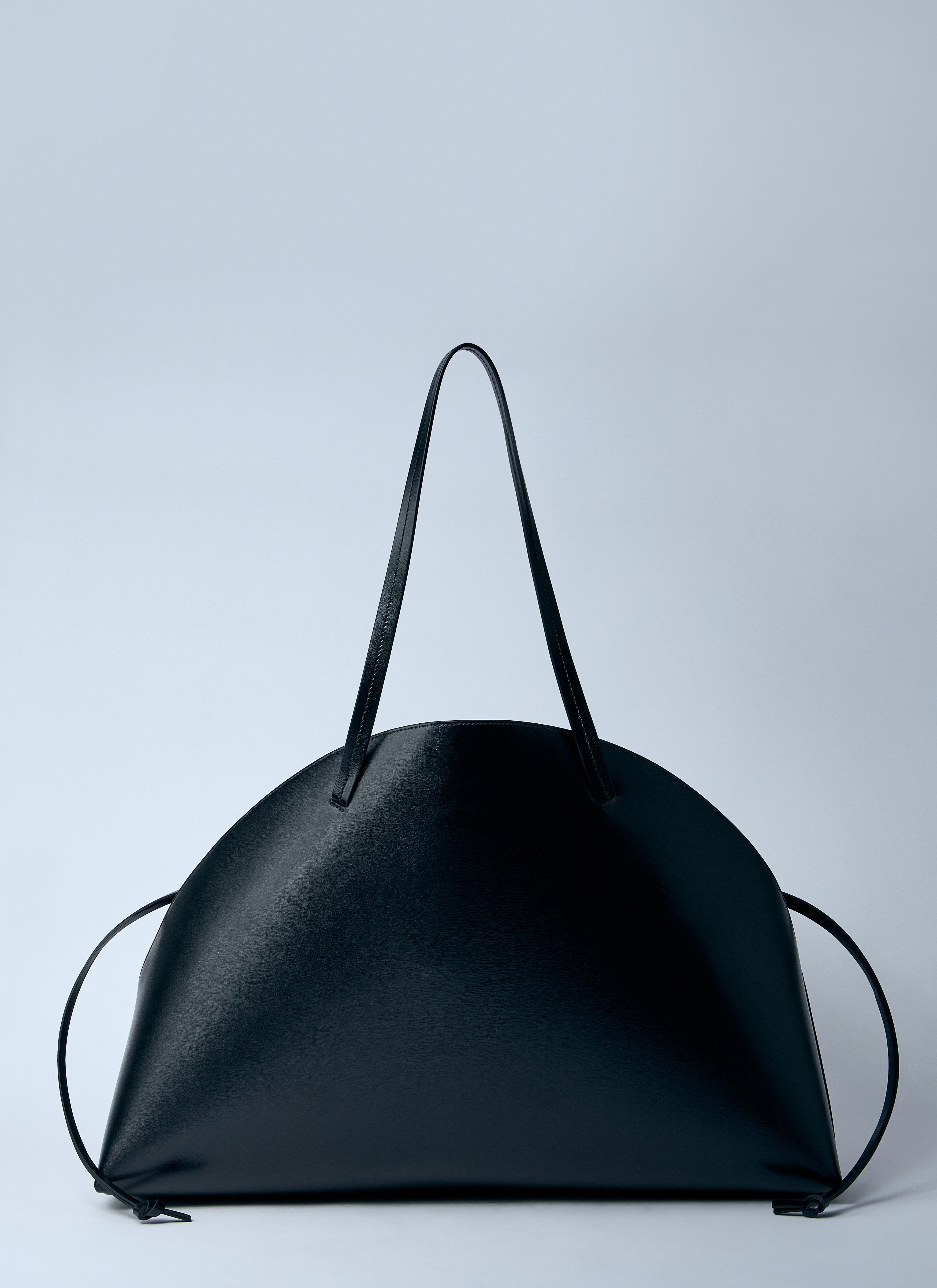 Leather Curve Shoulder Bag - 3